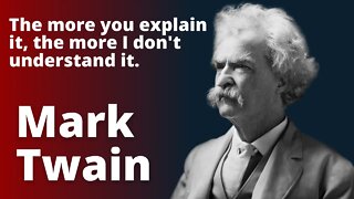 100 Popular Quotes, Mark Twain. Word of wisdoms.