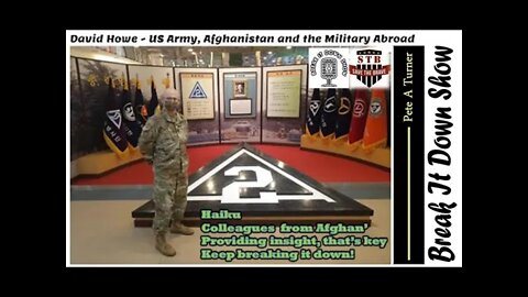 David Howe - US Army, Afghanistan and the Military Abroad