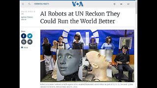 Time To Torch These Things! Globalists Are Pushing For Robots To Run World Government!