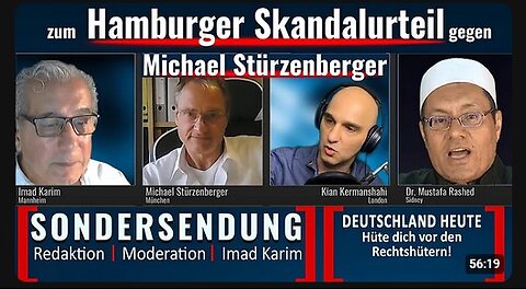 Hamburger Skandalurteil 2022 Talk mit Michael Stürzenberger, Kian Kermanshahi & Imam M. Rashed