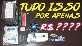 Acho Que Finalmente Encontrei O Hardware Barato De 2021 | Veio Uma GT 1030, HD 500GB E Até SSD 120GB