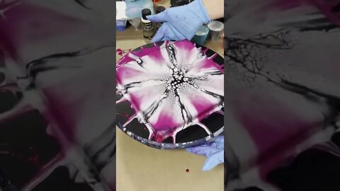 DecoArt Enchanted SHIMMERLICIOUS acrylic pour!
