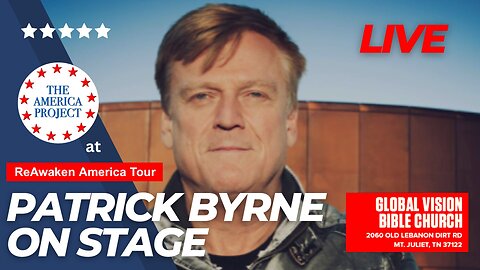 LIVE - JANUARY 20 - PATRICK BYRNE PRESENTS WHAT IS THE AMERICA PROJECT