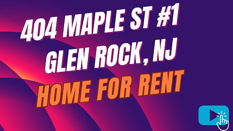 Glen Rock, NJ Home For Rent