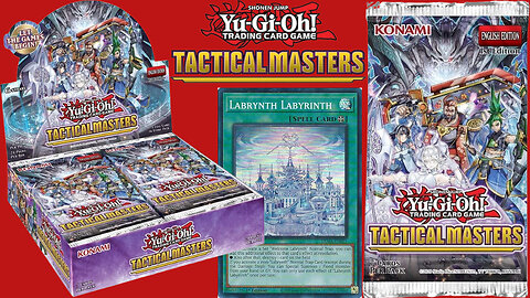 Yu-Gi-Oh! Tactical Masters 1st Edition Booster Box Opening.