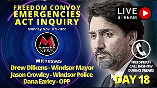 Freedom Convoy Inquiry: Emergencies Act Hearing: Livestream News Nov. 7 2022