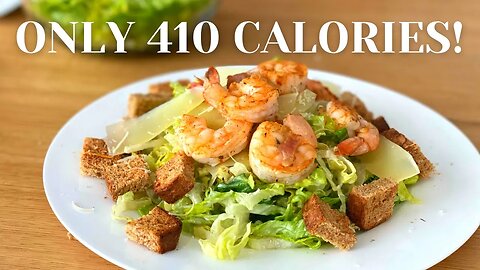 Light Caesar Salad Low Calorie Recipe for Weight Loss