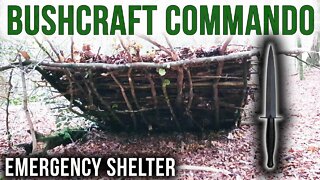 Building An Emergency Shelter | THE BUSHCRAFT COMMANDO