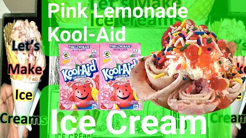 Pink Lemonade Kool-Aid Ice Cream