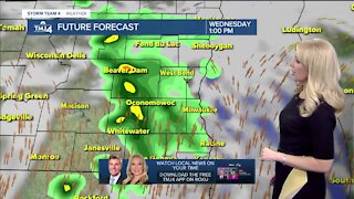 Wednesday is cloudy with chance for thundershowers