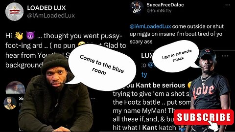 The Culture Was Infiltrated EP #549: LOADED LUX VS RUM NITTY COME TO THE BLUE ROOM | #RBE #roblox