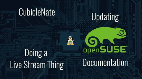 Updating Documentation for openSUSE Leap 15.2
