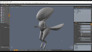 Modo to Blender Creature Modeling Pt3