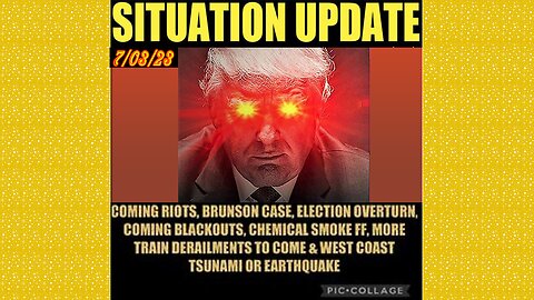 SITUATION UPDATE 7/3/23 - Military In Major Us Cities For Big Riots, More Train Derailments To Come