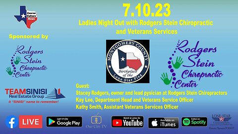 7.10.23 - Ladies Night Out with Rodgers Stein Chiropractic and Veterans Services