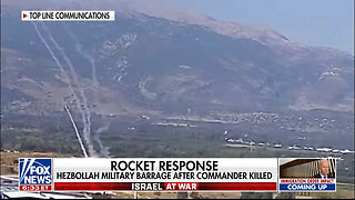 More Than 100 Hezbollah Rockets Rain Down On Northern Israel In Response To Eliminating Commander