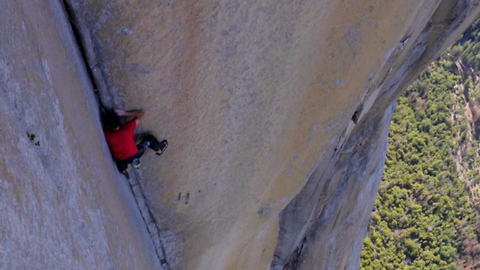 Man Climbs 3,000-ft. Wall with NO Rope!