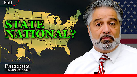 Are you a State National and so you do not need to file and pay income taxes? (Full)