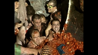 The World's Largest Tomato Fight