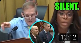 You realize these two men are Democrats right_ Jim Jordan left her SILENT with his response