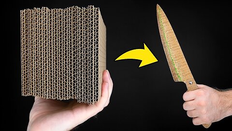 COOL HACK HOW TO MAKE A CARDBOARD KNIFE ｜｜ Awesome Invention