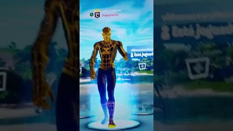 Spider man Skin Realidade Dourada #Shorts