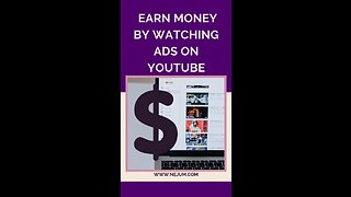 How to earn money by watching ads on youtube?