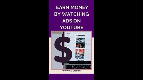 How to earn money by watching ads on youtube?