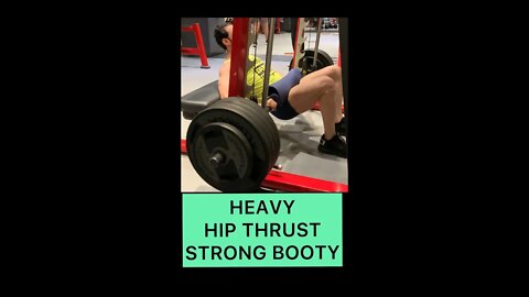 209kg HIP THRUST | Booty Workout | Glutes Exercise #shorts