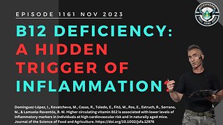 B12 deficiency: a hidden trigger of inflammation? Ep. 1161 NOV 2023