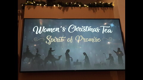 Bible has GOD'S PROMISES for you. Women's Christmas Tea