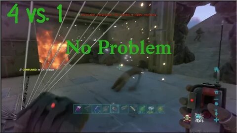 4 vs. 1 No Problem S:3 EP:8 solo raiding, small tribes, official, xbox