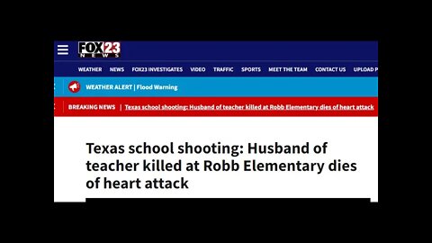 Coincidence: Texas School Shooting Husband of Teacher Killed at Robb Elementary Dies of Heart Attack