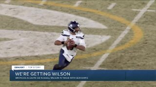 Denver Broncos acquire QB Russell Wilson in trade with Seattle Seahawks