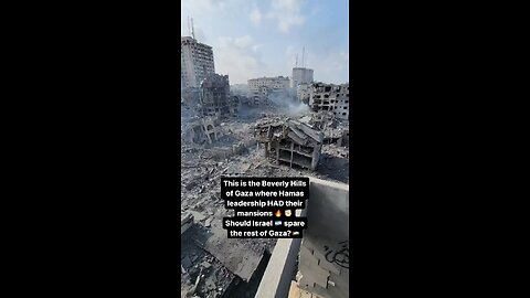 🇮🇱🚨Israel Flattens The Beverly Hills of Gaza where The Leaders of Hamas lived in Mansions 🚀