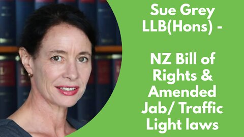 Sue Grey on NZ Bill of Rights and Amended Jab/ Traffic Light laws