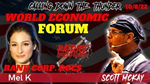 October 8, 2022 World Economic Forum, Rand Corp. Docs with Mel K