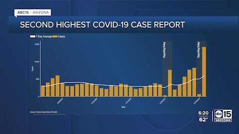BREAKDOWN: Arizona sees over 14,000 new virus cases, most in a year