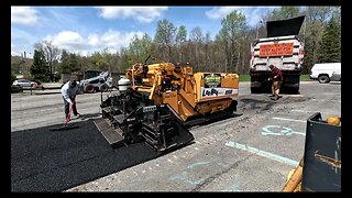 Parking lot repair paving project #blacktop #paving #construction