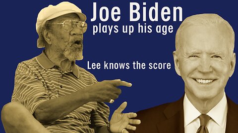 Legendary Lee Canady 👴🏻🇨🇳 Joe Biden playacts 🎭 his old man routine 👨🏻‍🦳 for 🐍🦨🐀 corruption cover 😯🥱😴