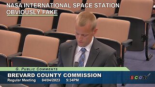 Brevard County Meeting - NASA International Space Station is Obviously a FAKE Station