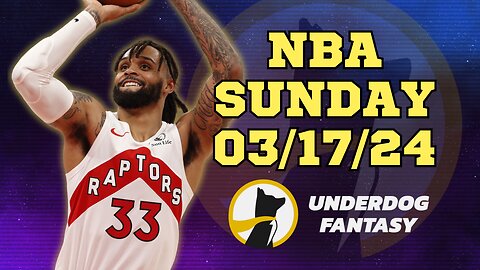 #UNDERDOGFANTASY | BEST PICKS #NBA SUNDAY | 03/17/24 | BEST BETS | #BASKETBALL | TODAY | PICK'EM