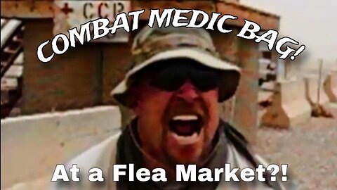 Combat Trauma Bag! Flea Market Find!!!