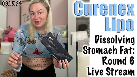 Live Stream Curenex Lipo Dissolves Tummy Fat: Round 6, AceCosm | Code Jessica10