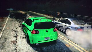 NFS Most Wanted (Xbox 360) #1 Blacklist Racer 'RAZOR' [Volkswagen Golf GTI MK5 Vs. BMW M3 GTR E46]