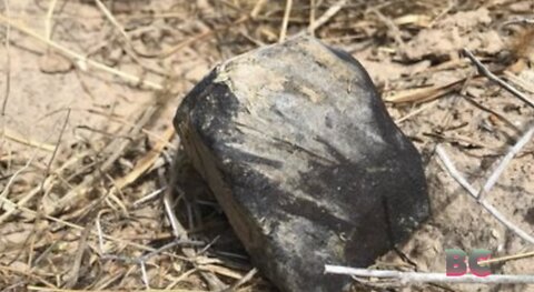 See the meteorite chunk that was found after slamming into Texas