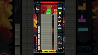 Tetris 99 - Downstacking From Top To Bottom