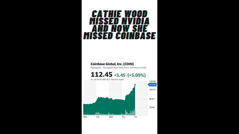 Cathie Wood missed Nvidia and now she missed Coinbase