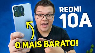 CHEGOU! Redmi 10A | O MAIS BARATINHO DA XIAOMI de 2022! Unboxing e Primeiras Impressões