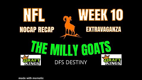 NFL Week 10 Recap, DraftKings DEffS, Him Jarbaugh's Michigan Wins